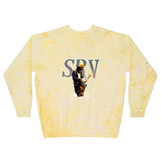 Discover Stevie Ray Vaughan legends never die Essential Blast Sweatshirts