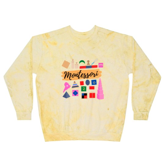 Discover Montessori materials gift for Montessori teacher or Montessori mom Blast Sweatshirts