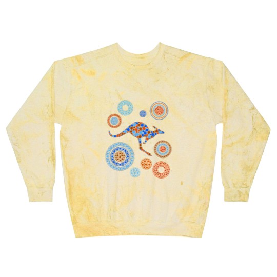 Discover Aboriginal Dot Art Kangaroo Color - Kangaroo - Blast Sweatshirts