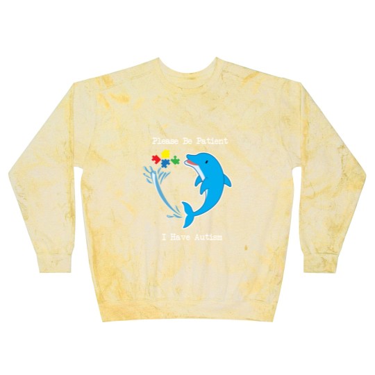 Discover Please Be Patient I Have Autism Classic Blast Sweatshirts Blast Sweatshirts