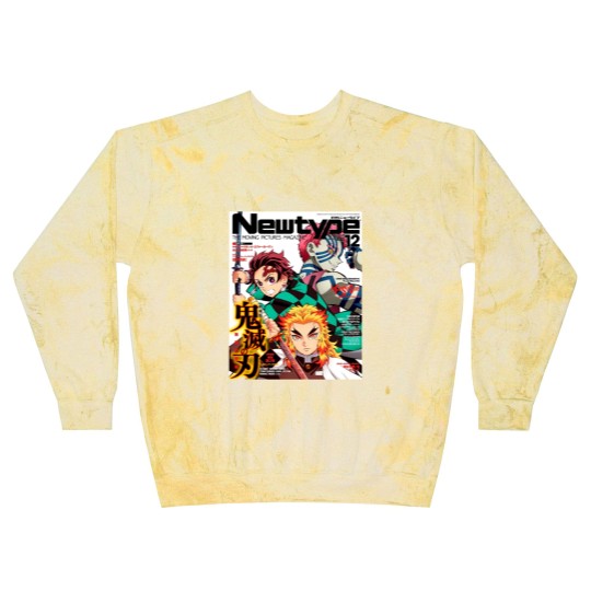 Discover Newtype Kimetsu Magazine Blast Sweatshirts