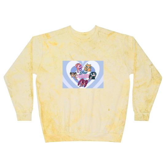 Discover NewJeans Powerpuff Girls Heart Blast Sweatshirts