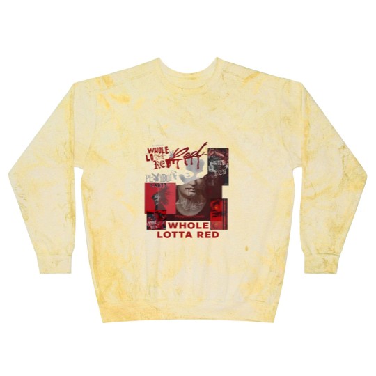 Discover Playboi Carti Whole Lotta Red Album 90s Rap Music Blast Sweatshirts
