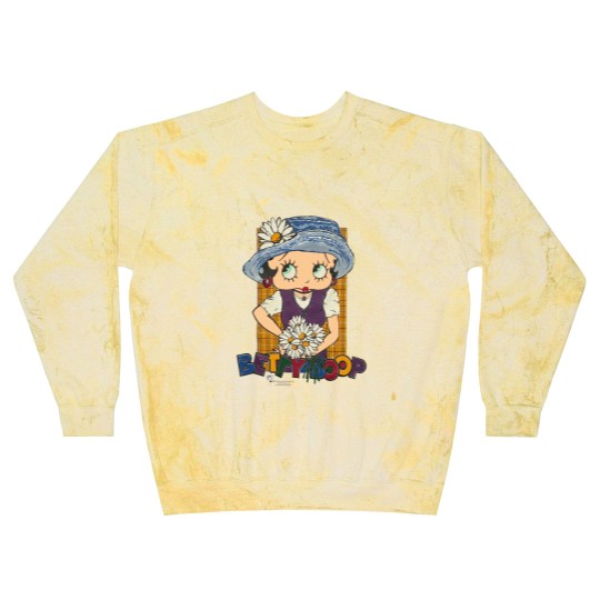 Discover 90s Betty Boop Daisy Flower Outfit Blast Sweatshirts. Vintage 1994 Betty Boop