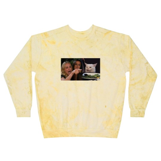 Discover Woman Yelling at a Cat - Meme - Blast Sweatshirts