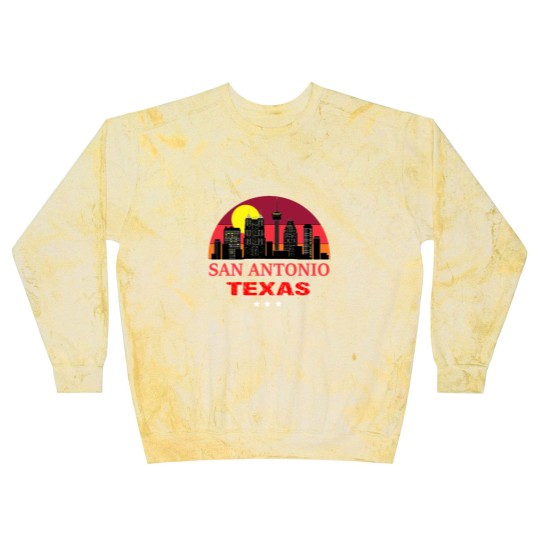 Discover Vintage San Antonio USA Souvenir Blast Sweatshirts