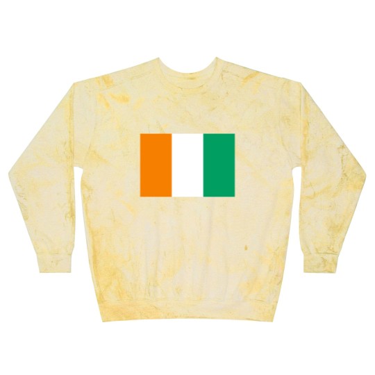 Discover Ivory Coast Flag Blast Sweatshirts
