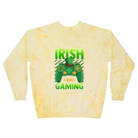 Discover Irish I Was Gaming Blast Sweatshirts