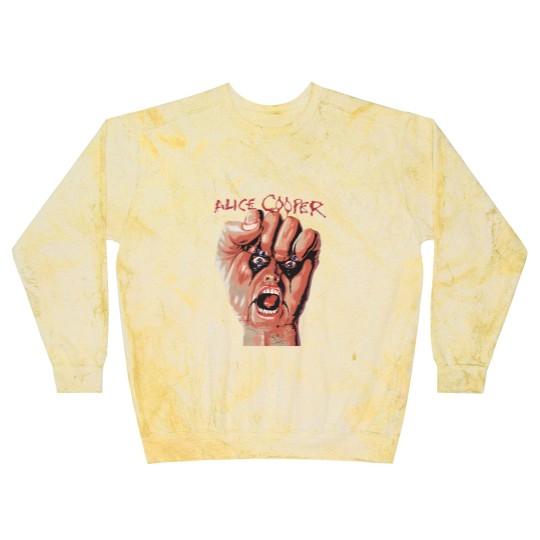 Discover Alice Cooper Tour Rock Music Blast Sweatshirts, Alice Cooper, Raise Your Fist and Yell Blast Sweatshirts