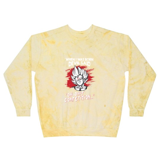 Discover Super Saiyan Majin vegeta)Super Saiyan Majin vegeta Blast Sweatshirts