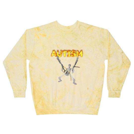 Discover autism skeleton meme t Blast Sweatshirts