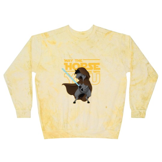 Discover May The Horse Be With You Funny Parody Blast Sweatshirts