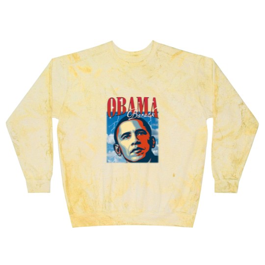 Discover RETRO BARACK OBAMA Blast Sweatshirts | Vintage Obama Blast Sweatshirts Retro 90s