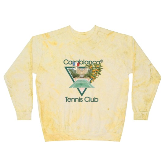 Discover Vintage Casablanca Tennis Club Blast Sweatshirts
