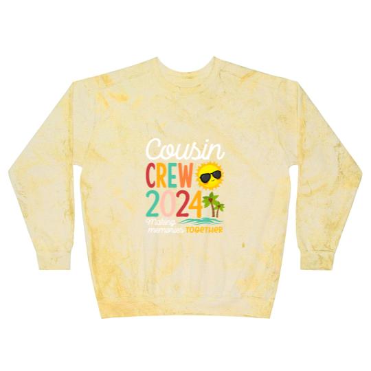 Discover Cousin Crew 2023 Summer Vacation Beach Family Trip Matching Blast Sweatshirts