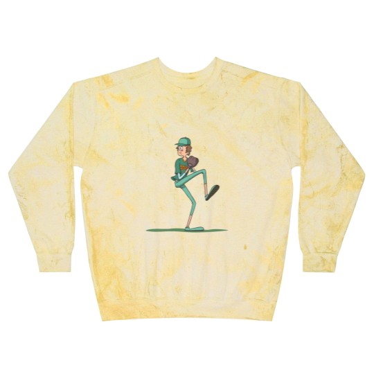 Discover Baseball pitcher throwing Blast Sweatshirts