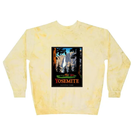 Discover Yosemite Blast Sweatshirts Vintage National Park Blast Sweatshirts