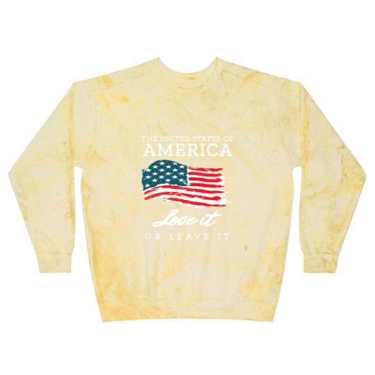 Discover The United States Of America Love It Or Leave It Blast Sweatshirts