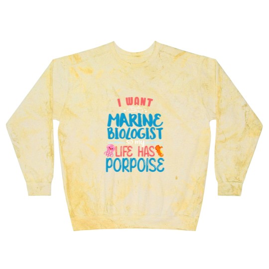 Discover Marine Biology Future Marine Biologist Gift Saying Blast Sweatshirts