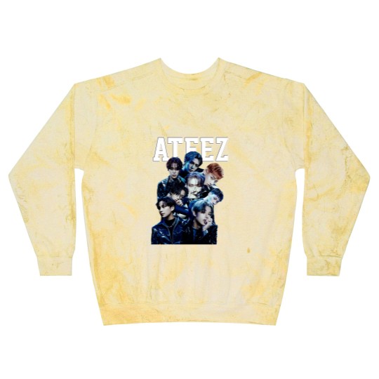 Discover Ateez Vintage Blast Sweatshirts, Ateez Blast Sweatshirts,Ateez Break The Wall Blast Sweatshirts