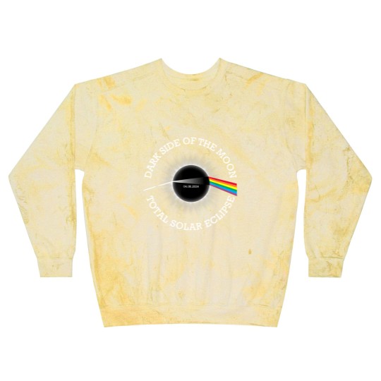 Discover Total Solar Eclipse 04 08 24 Rainbow Totality Dark Side Moon Blast Sweatshirts
