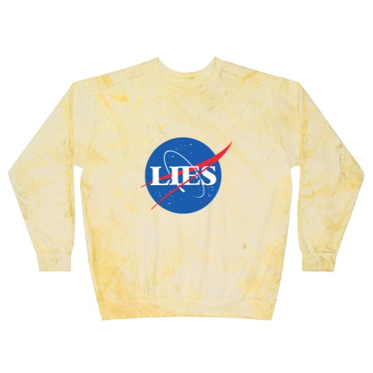 Discover NASA LIES LOGO NASA LIES LOGO NASA LIES LOGO Blast Sweatshirts