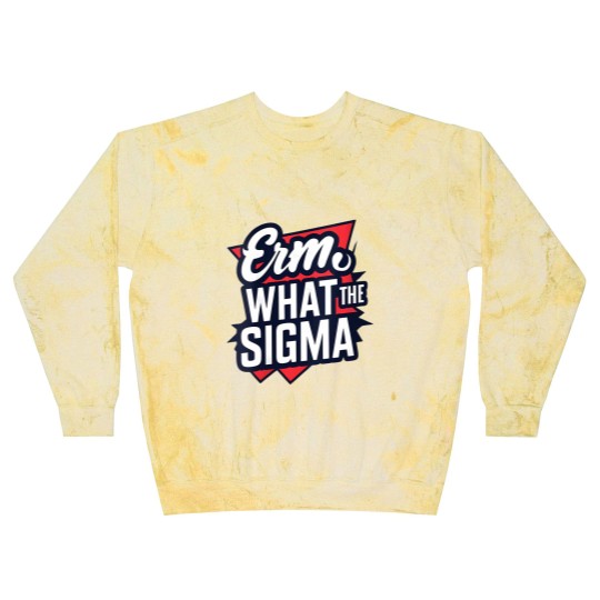 Discover wos erm, what the sigma funny meme Blast Sweatshirts
