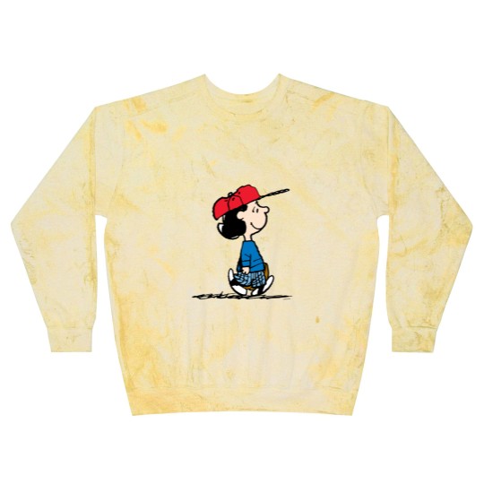 Discover Peanuts | Lucy Playing Baseball Blast Sweatshirts