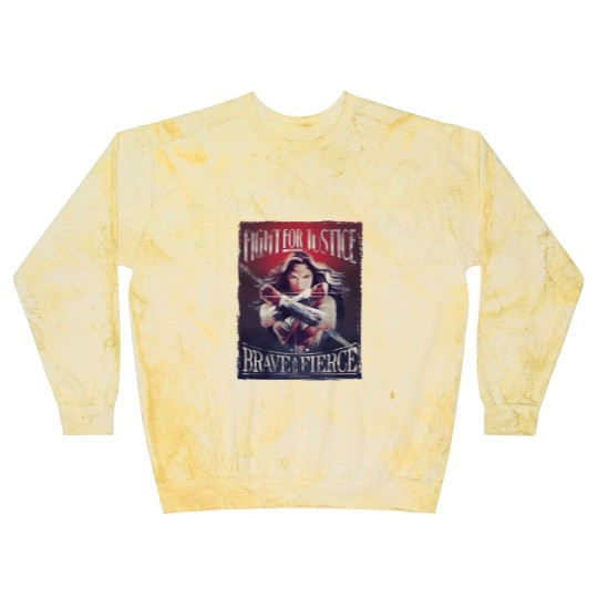 Discover Wonder Woman Fight For Justice Blast Sweatshirts