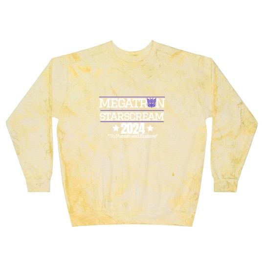 Discover Megatron Starscream 2024 Blast Sweatshirts, Transformers, Decepticons, Funny Poltical Blast Sweatshirts