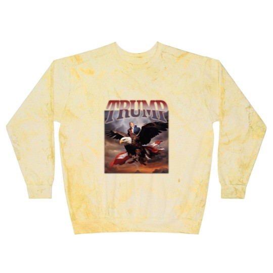 Discover Donald Trump Eagle Blast Sweatshirts Top Funny Election Campaign 2024