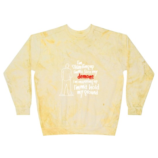 Discover I’m not afraid  - Eminem Lyrics Premium Blast Sweatshirts