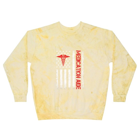 Discover medication aide american flag med aide medication aides Blast Sweatshirts