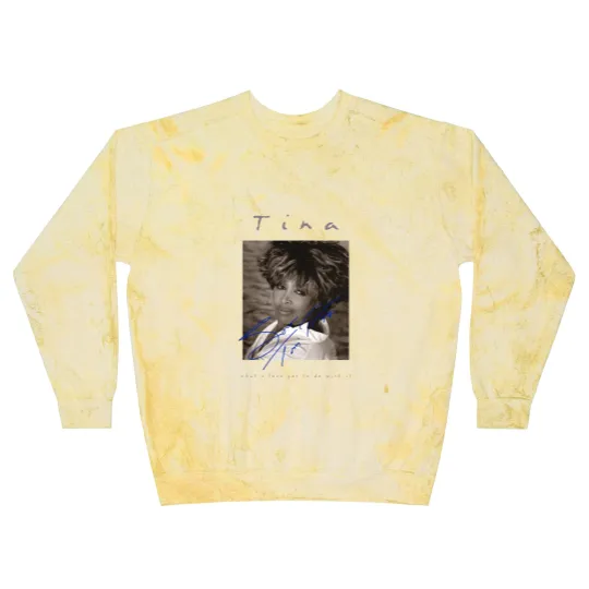Discover Retro Signature Tina Turner Blast Sweatshirts Short Sleeve Unisex Blast Sweatshirts Blast Sweatshirts For Men Women