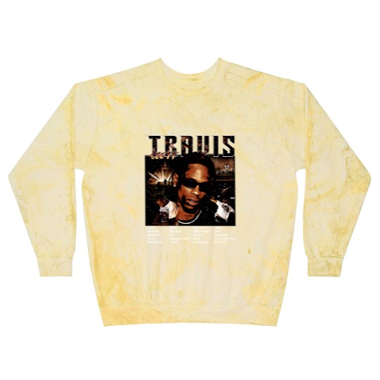 Discover Travis Scot Utopia Tracklist Blast Sweatshirts, Vintage Travis Utopia Blast Sweatshirts