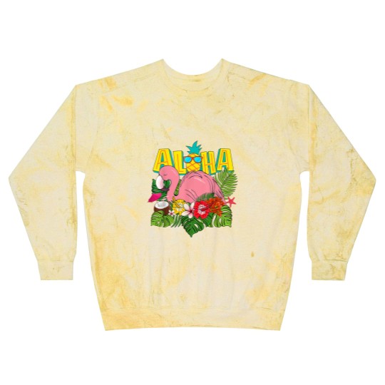 Discover Aloha Hawaii Blast Sweatshirts Hawaiian Flamingo Kids Teen Blast Sweatshirts