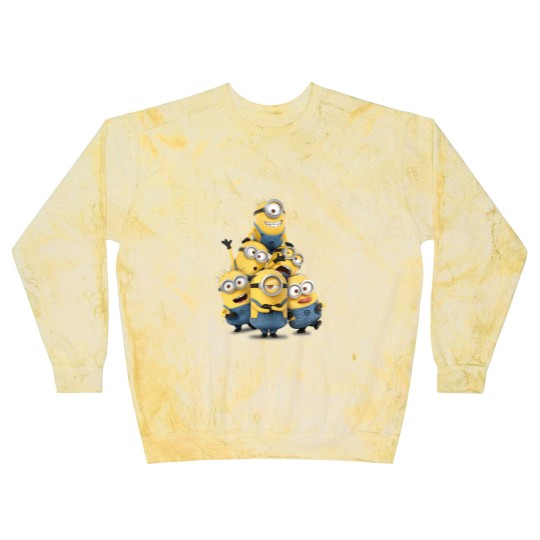 Discover Minions Despicable Me Minions Adult Blast Sweatshirts Yellow NEW