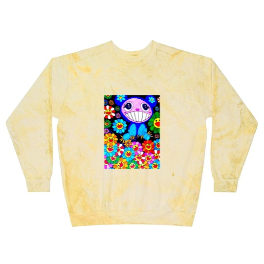 Discover Murakami paint art Canvas Print Blast Sweatshirts