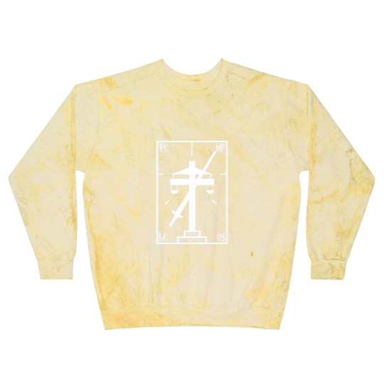 Discover Terry Davis Temple Os Retro Logo Blast Sweatshirts