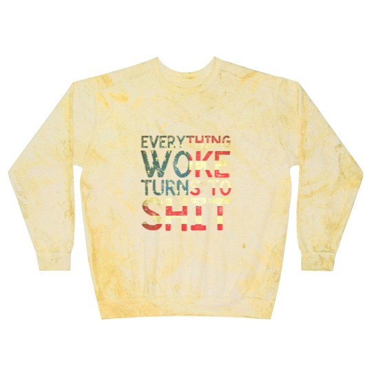 Discover Everything woke turns to shit New version 2022 - Everything Woke Turns To Shit - Blast Sweatshirts