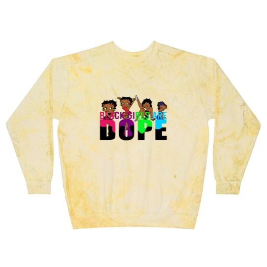Discover Betty Boop Black Girls Are Dope Vintage Blast Sweatshirts, Animation Blast Sweatshirts, Betty Boop Blast Sweatshirts