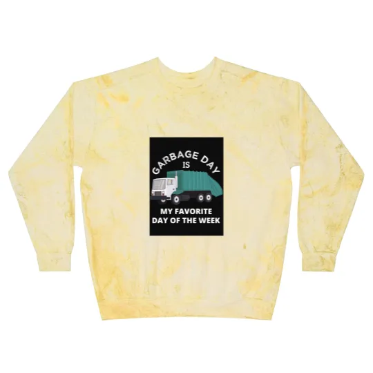 Discover Garbage Day Is My Favorite Day Blast Sweatshirts