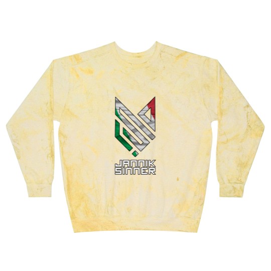 Discover Jannik Sinner - Italy Logo Blast Sweatshirts