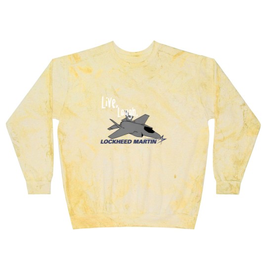 Discover Live, Laugh, Lockheed Martin Unisex Blast Sweatshirts