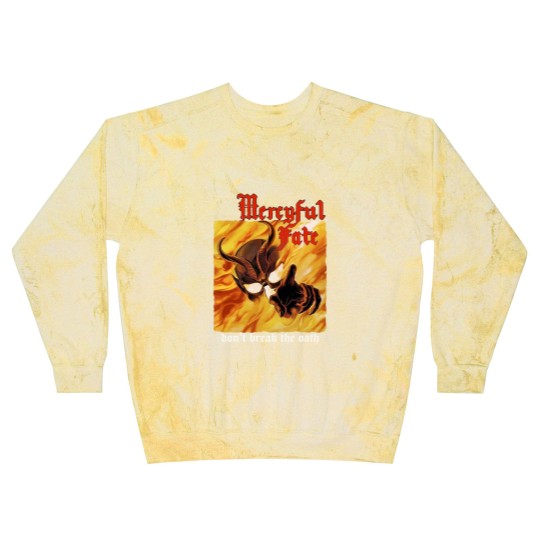 Discover Order mercyful fate don't break the oath'84 king diamand new yellow Blast Sweatshirts Blast Sweatshirts