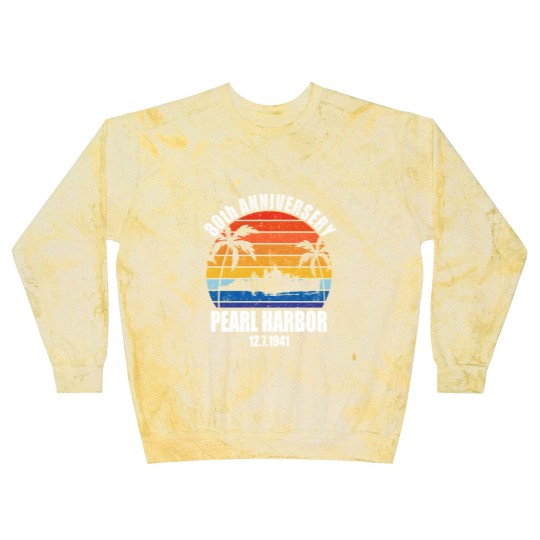 Discover Pearl Harbor Anniversary Sunset Blast Sweatshirts