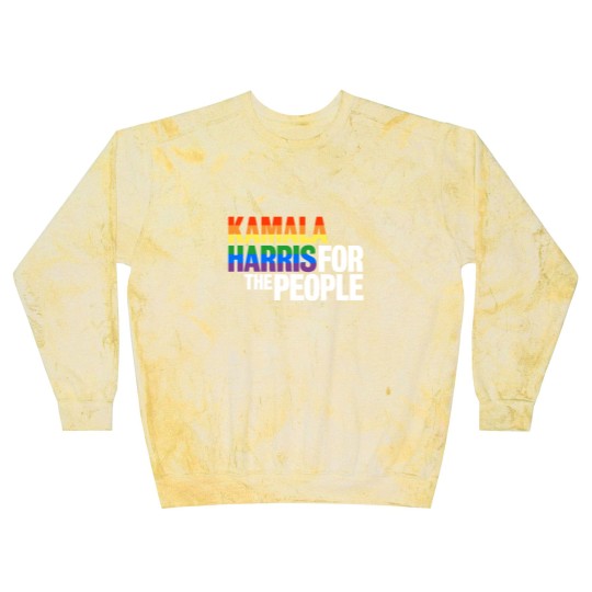 Discover Kamala Harris For President Blast Sweatshirts, LGBT Gay Pride Rainbow