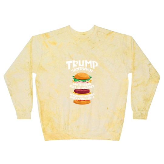 Discover Trump Sandwich Sign Funny Sandwich Day Sandwiches Pun 1979 Blast Sweatshirts