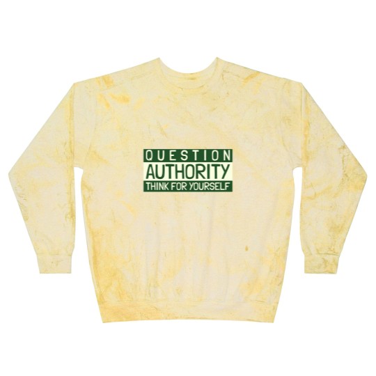 Discover Question Authority Blast Sweatshirts