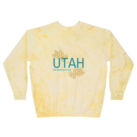 Discover Utah The Beehive State Bee - Utah - Blast Sweatshirts